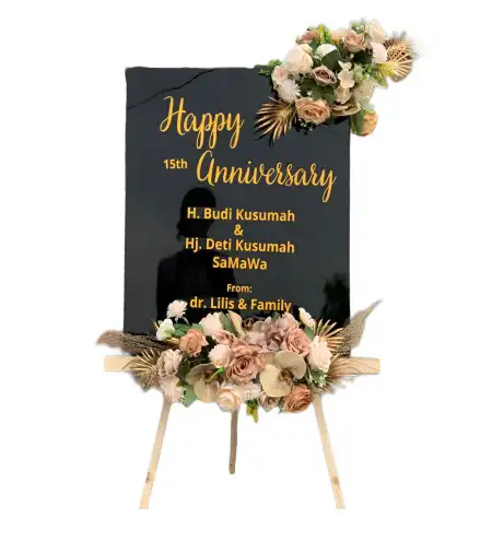 Papan Bunga Akrilik Penyengat Rendah