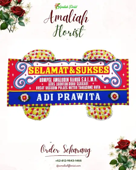 Papan Bunga Ucapan Selamat Penyengat Rendah